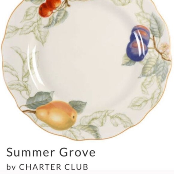 Charter Club Summer Grove SOUP Bowl (1) - Picture 7 of 7